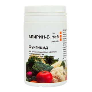 АЛИРИН-Б от комплекса грибных болезней 200таб/банка - ООО «Семена Тут»