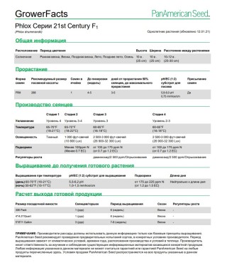 img-2: Флокс XXI век Скарлет [500 шт] - ООО «Семена Тут»